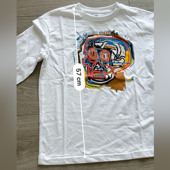 Jean-Michel Basquiat x GAP White Long Sleeve Tee - XL Youth (12-13Y) - Picture 4 of 9
